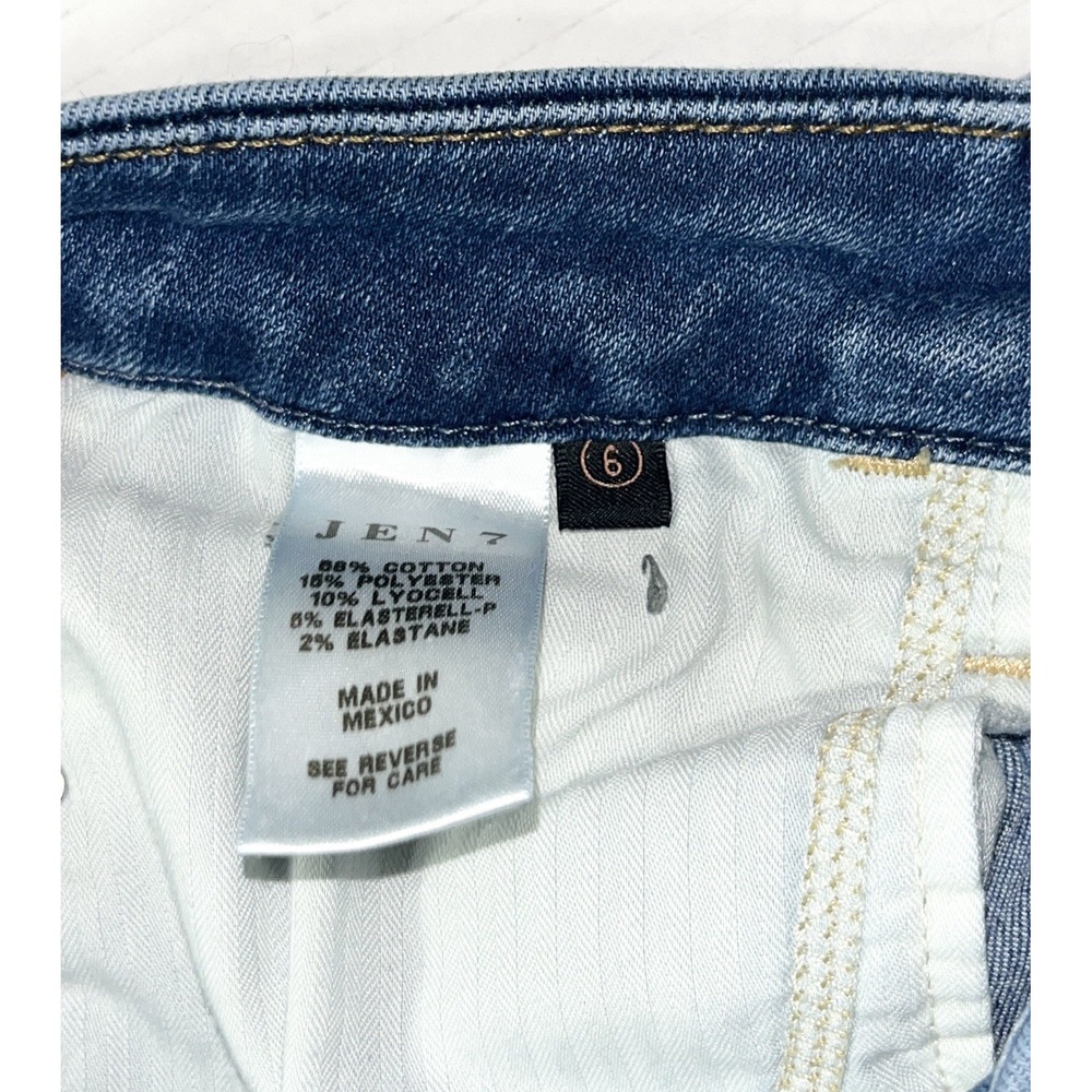 Jen 7 By 7 For All Mankind Jeans Slim Boyfriend Fit‎ Size 6 Boho Lagenlook - Picture 6 of 8